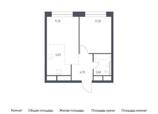 Продажа 1-комнатной квартиры, 37.1 м2, Балашиха, жилой квартал Новоград Павлино, к8