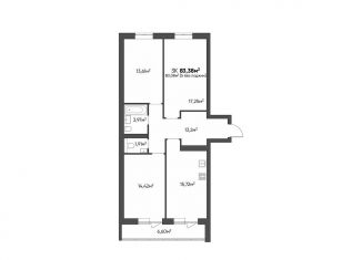 Продажа 3-комнатной квартиры, 83.4 м2, Волгоград