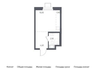 Квартира на продажу студия, 19.4 м2, Московская область, жилой комплекс Люберцы 2020, к70