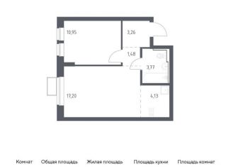 Продажа однокомнатной квартиры, 40.8 м2, посёлок Жилино-1, жилой комплекс Егорово Парк, к3.1, ЖК Егорово Парк