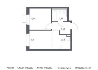 Продается 1-комнатная квартира, 34.6 м2, посёлок Жилино-1, жилой комплекс Егорово Парк, к3.1