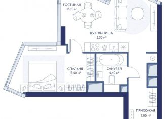 Продается 2-комнатная квартира, 46.4 м2, Москва, 1-й Сетуньский проезд, вл8