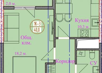 Продается 1-ком. квартира, 40 м2, Чечня, улица Нурсултана Абишевича Назарбаева, 11