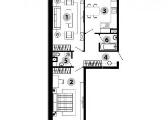 Продам 2-ком. квартиру, 60.2 м2, Звенигород