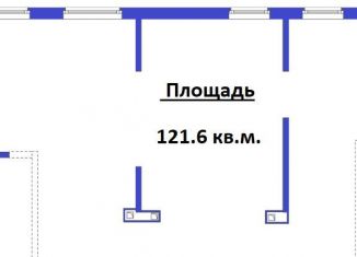 Продается помещение свободного назначения, 121 м2, Кудрово, жилой комплекс Кудровский Парк, 1.1