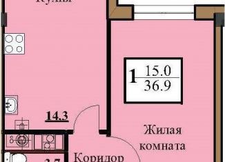 Продаю однокомнатную квартиру, 36.9 м2, Ставропольский край, Звёздная улица