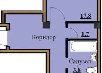 1-комнатная квартира на продажу, 46.2 м2, Ставропольский край, Звёздная улица