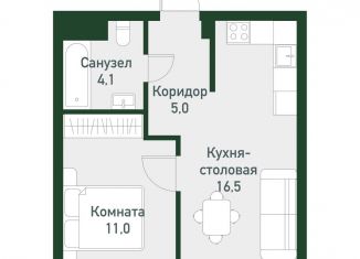 Продаю однокомнатную квартиру, 37.1 м2, Челябинская область, Спортивная улица