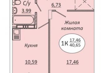 Продажа однокомнатной квартиры, 41 м2, Новосибирск, метро Золотая Нива, 2-я Воинская улица, 51