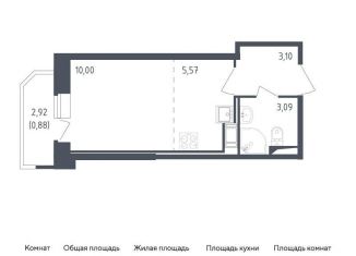 Квартира на продажу студия, 22.6 м2, Санкт-Петербург, Дворцовая площадь, метро Адмиралтейская