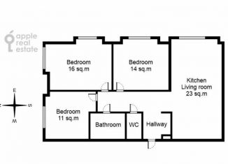 Сдается четырехкомнатная квартира, 80 м2, Москва, район Филёвский Парк