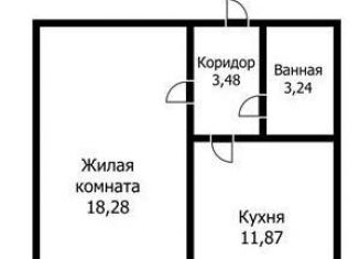 Продажа 1-ком. квартиры, 40.9 м2, Краснодар, улица имени Валерия Гассия, 2блок1, ЖК Авиатор