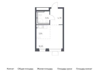 Продам квартиру студию, 21.6 м2, Московская область, жилой комплекс Томилино Парк, к5.4