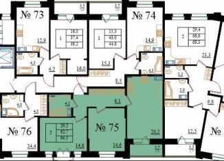 Продажа 2-ком. квартиры, 64.5 м2, Гатчина, Медицинский проезд