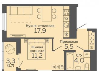 Продажа 1-комнатной квартиры, 40.3 м2, Екатеринбург, метро Ботаническая