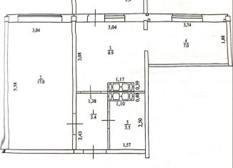2-комнатная квартира на продажу, 45 м2, Киров, Торфяная улица, 11к2