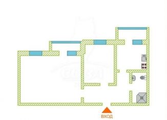 Продаю 2-комнатную квартиру, 54.8 м2, Тюмень, Камчатская улица, 2/1