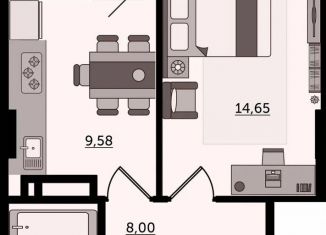 Продаю 1-комнатную квартиру, 37.5 м2, Ростов-на-Дону, Ворошиловский район