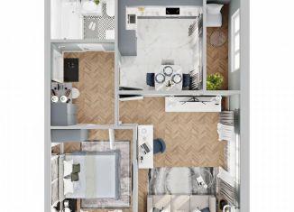 Продается двухкомнатная квартира, 46.8 м2, Стерлитамак