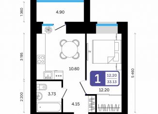 Продам 1-комнатную квартиру, 33.1 м2, Республика Башкортостан
