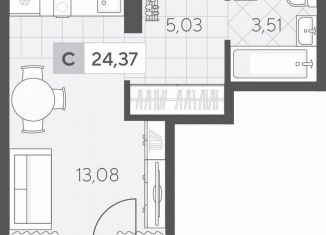 Продаю квартиру студию, 24.4 м2, Тюмень