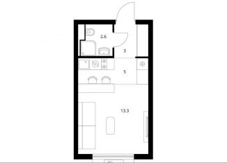 Продам квартиру студию, 23.9 м2, Санкт-Петербург, метро Московские ворота