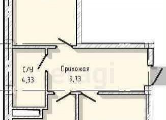 Продаю двухкомнатную квартиру, 60.7 м2, Нальчик, улица А.А. Кадырова, 24, ЖК Молодёжный