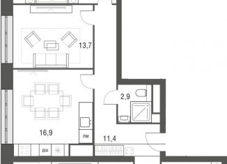 Продается 3-комнатная квартира, 102 м2, Москва, проезд Серебрякова, 11-13к1, ЖК Сильвер