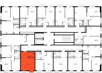 Продается квартира студия, 27.4 м2, Кудрово, ЖК Кудровский Парк, Центральная улица, 8