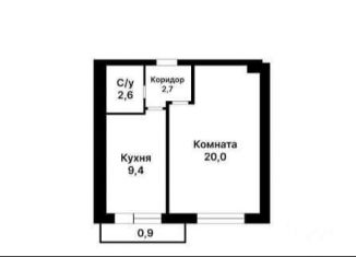 Сдается 1-комнатная квартира, 35 м2, Москва, 3-я Парковая улица, 25, 3-я Парковая улица