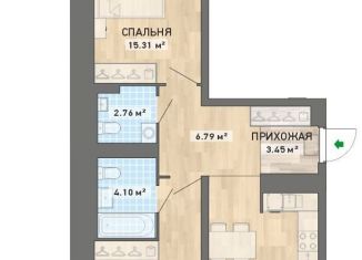 Продажа двухкомнатной квартиры, 71.3 м2, Екатеринбург, ЖК Просторы