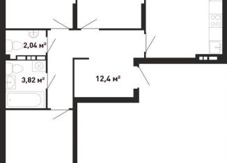 Продаю трехкомнатную квартиру, 81.5 м2, Екатеринбург, метро Уралмаш, улица Калинина, 55