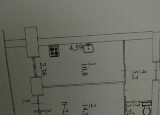 Сдача в аренду однокомнатной квартиры, 35 м2, поселок Воротынск, Сиреневый бульвар, 4А