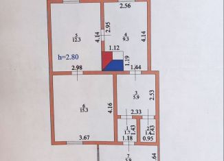 Продам 2-ком. квартиру, 51.8 м2, Курская область, улица Ленина