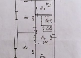 Продам 3-комнатную квартиру, 72.3 м2, село Исянгулово, улица Октябрьской Революции, 54