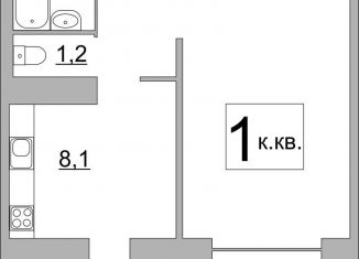 Продажа 1-комнатной квартиры, 35.3 м2, Псков, Гдовская улица, 24, ЖК Сиреневый Парк