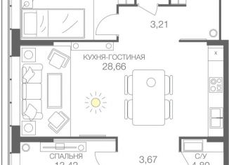 Продажа 3-ком. квартиры, 82 м2, Москва, Шелепихинский тупик, станция Шелепиха
